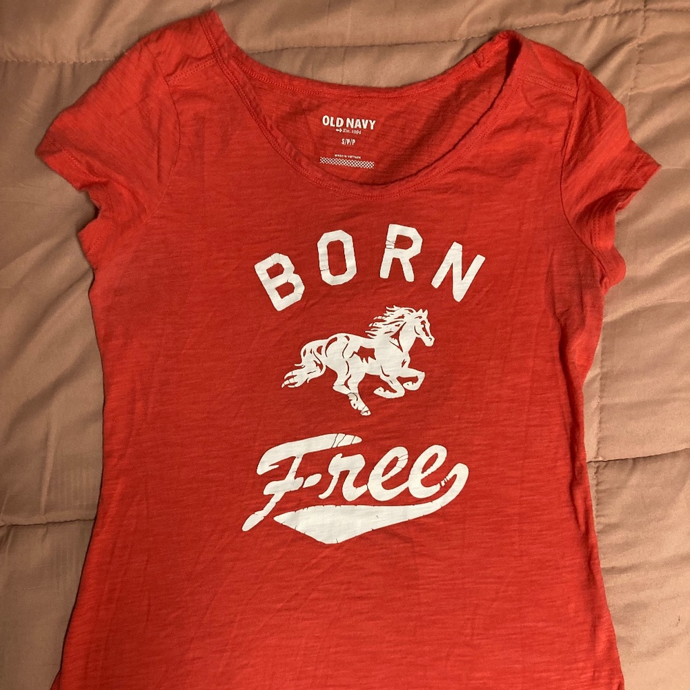 Born Free Cap Sleeves Tee